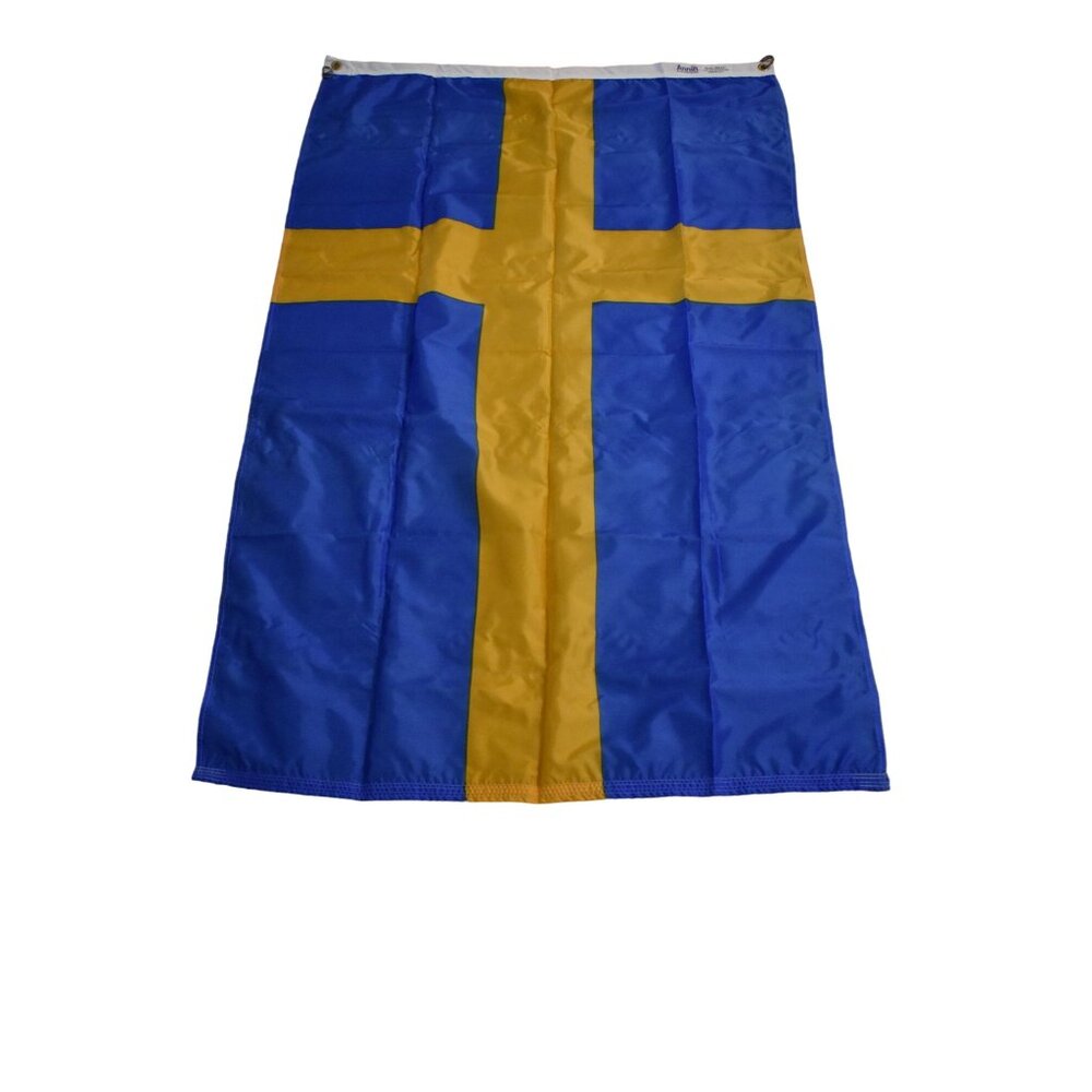 Anin Nyl-Glo Sweden Outdoor Flag w/Grommets Size 3ft x 5ft
